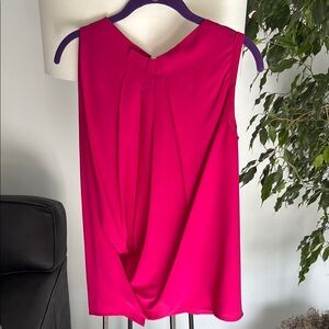 Yigal Azrouel Asymmetrical Pink Sleeveless Blouse